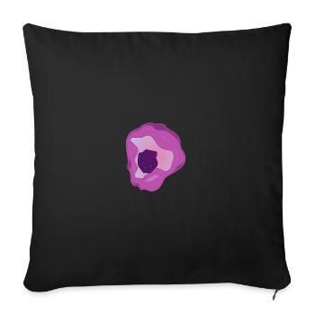 Cytology and cells - Sofa pillowcase 17,3'' x 17,3'' (45 x 45 cm) - black - Front