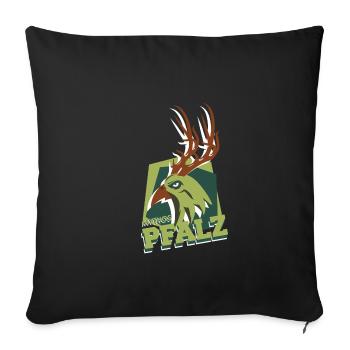 Mythe Palatinat Palz Palatinat dialecte Palatin - Housse de coussin décorative 45 x 45 cm - noir - Devant