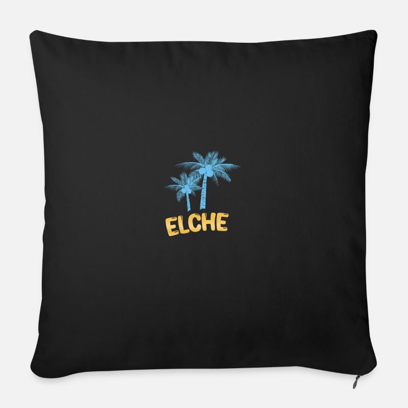 Elche Elche - Sofakissenbezug 45 x 45 cm - Schwarz