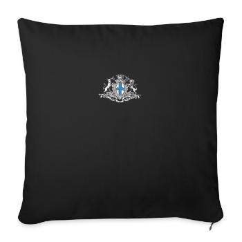 Marseille - Housse de coussin décorative 45 x 45 cm - noir - Devant