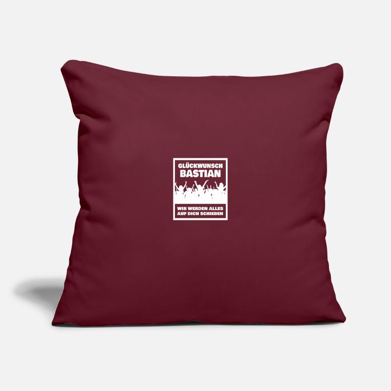 First name Bastian Sofa pillowcase 17,3'' x 17,3'' (45 x 45 cm)