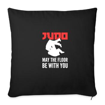 Boden sei bei dir Athlet Geschenk - Sofakissenbezug 45 x 45 cm - Schwarz - Vorne
