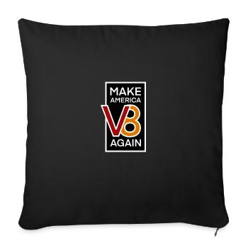 Auto Tuning Mechanic Engine Gift - Sofa pillowcase 17,3'' x 17,3'' (45 x 45 cm) - black - Front