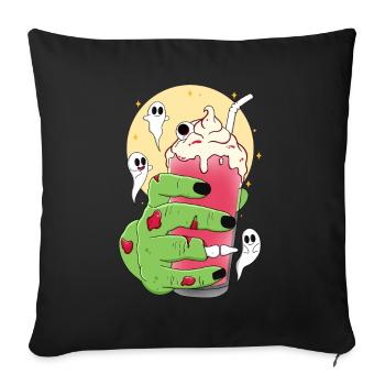 Zombie Halloween Drink - Sofa pillowcase 17,3'' x 17,3'' (45 x 45 cm) - black - Front