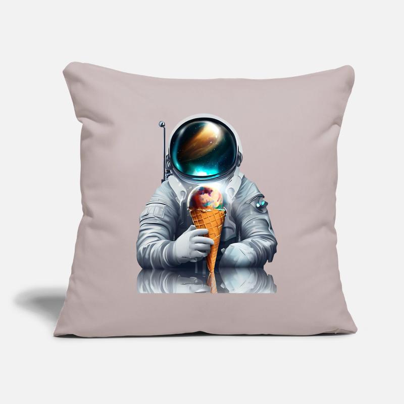 Waffel Eis Astronaut Sofakissenbezug 45 x 45 cm