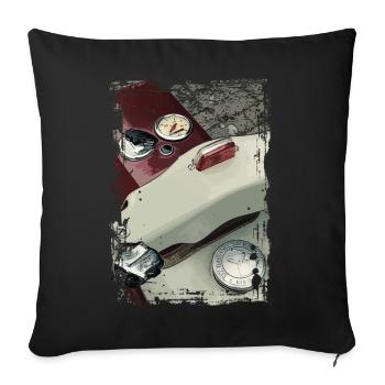 Star Two-Stroke Legend - Sofa pillowcase 17,3'' x 17,3'' (45 x 45 cm) - black - Front