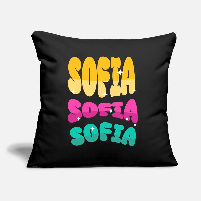 Sofia Housse de coussin décorative 45 x 45 cm