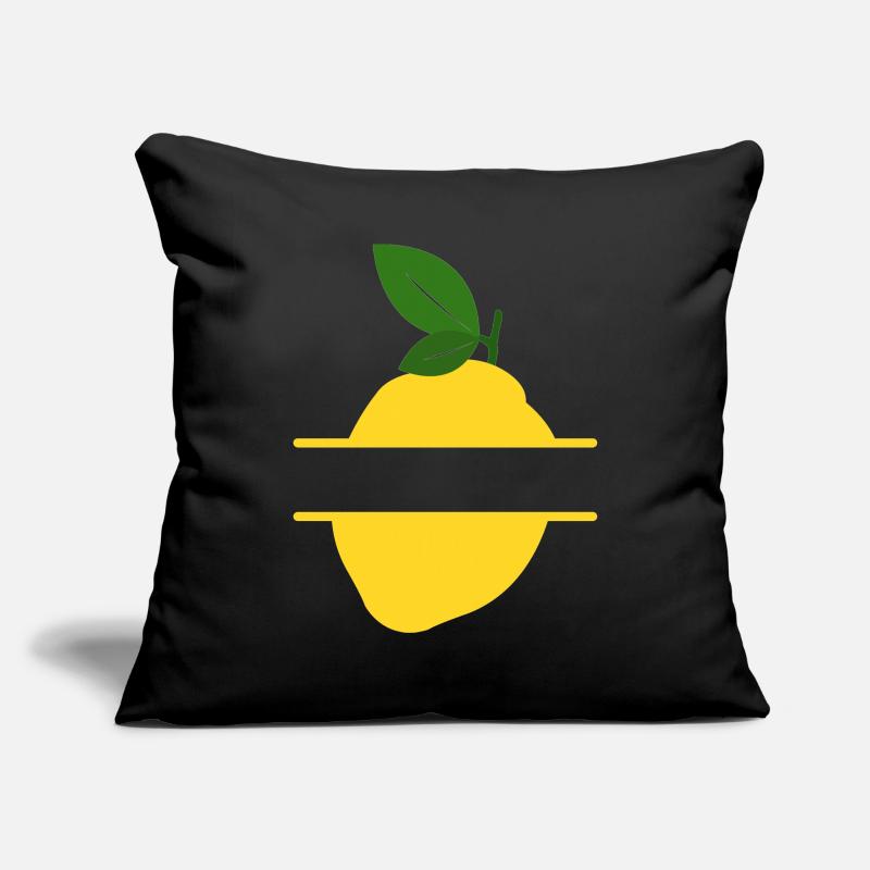 Lemon Split Frame Sofa pillowcase 17,3'' x 17,3'' (45 x 45 cm)