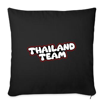 Thailand Team - Sofa pillowcase 17,3'' x 17,3'' (45 x 45 cm) - black - Front