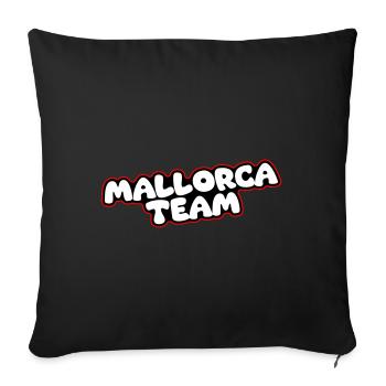 Mallorca Team - Sofa pillowcase 17,3'' x 17,3'' (45 x 45 cm) - black - Front