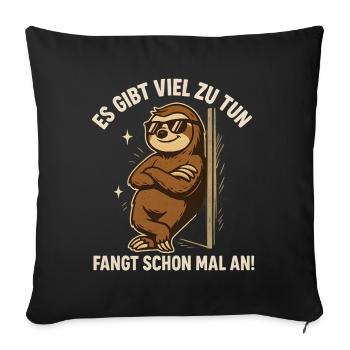 There is a lot to do, start with Fautlier - Sofa pillowcase 17,3'' x 17,3'' (45 x 45 cm) - black - Front