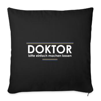 Promotion - Sofakissenbezug 45 x 45 cm - Schwarz - Vorne