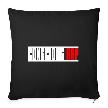Conscious Rap Hip Hop Culture - Sofa pillowcase 17,3'' x 17,3'' (45 x 45 cm) - black - Front