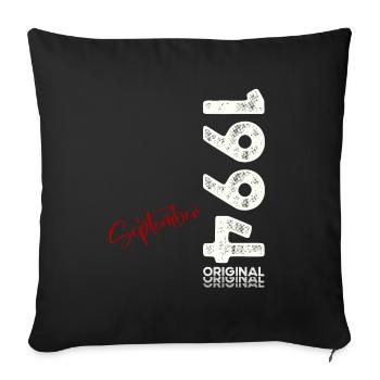30th Birthday Legend September 1994 Volume 94 - Sofa pillowcase 17,3'' x 17,3'' (45 x 45 cm) - black - Front