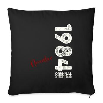 40e anniversaire Légende Novembre 1984 Volume 84 - Housse de coussin décorative 45 x 45 cm - noir - Devant