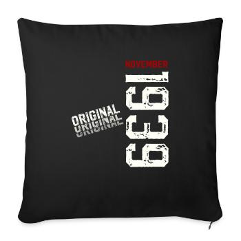 85th Birthday Original November 1939 Volume 39 - Sofa pillowcase 17,3'' x 17,3'' (45 x 45 cm) - black - Front