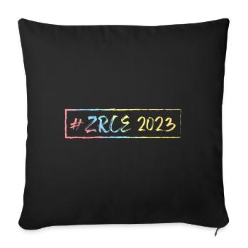 Zrce 2023 - Sofakissenbezug 45 x 45 cm - Schwarz - Vorne