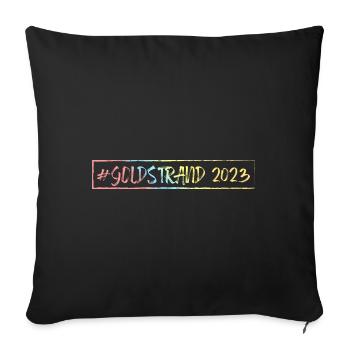 Sables d’or 2023 (Garantie du prix le plus bas) - Housse de coussin décorative 45 x 45 cm - noir - Devant