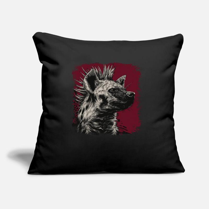 Punkrock Hyäne Sofakissenbezug 45 x 45 cm