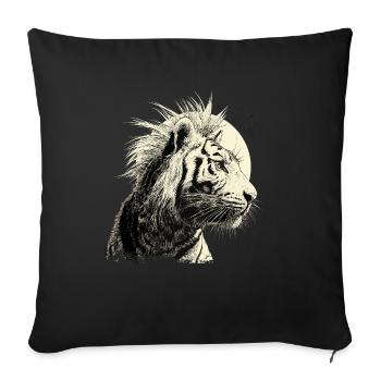 Tigerpunk - Housse de coussin décorative 45 x 45 cm - noir - Devant