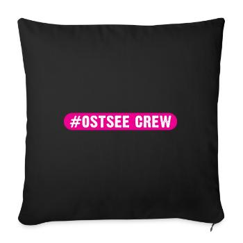 Baltic Sea Crew - Sofa pillowcase 17,3'' x 17,3'' (45 x 45 cm) - black - Front