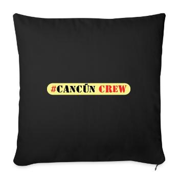 Cancun Crew - Sofakissenbezug 45 x 45 cm - Schwarz - Vorne