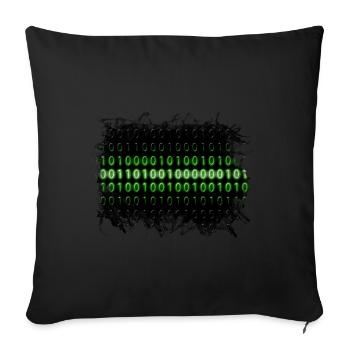 mathematics - Sofa pillowcase 17,3'' x 17,3'' (45 x 45 cm) - black - Front