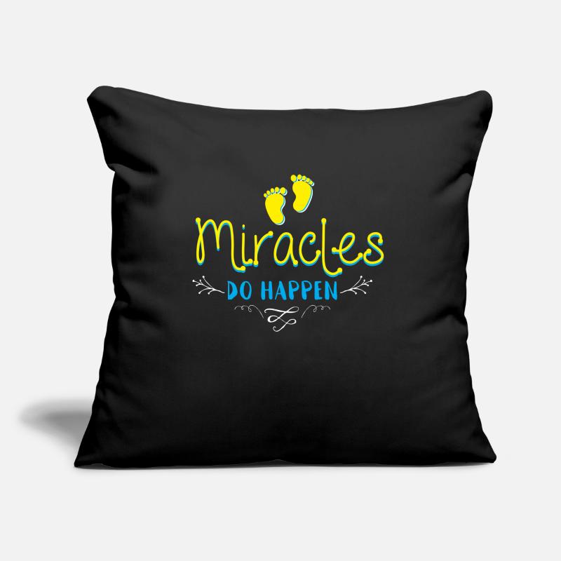 Miracles Do Happen Sofa pillowcase 17,3'' x 17,3'' (45 x 45 cm)