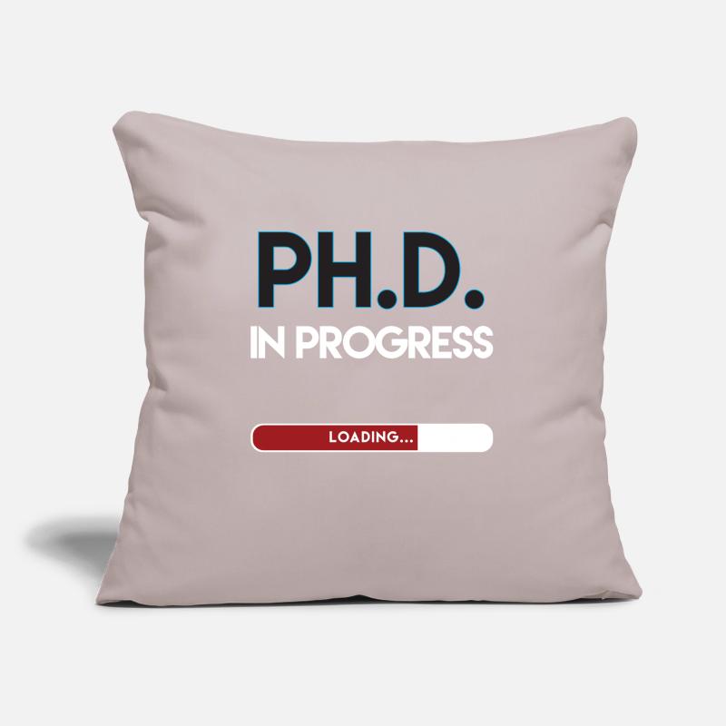 PhD Loading In Progress Sofa pillowcase 17,3'' x 17,3'' (45 x 45 cm)