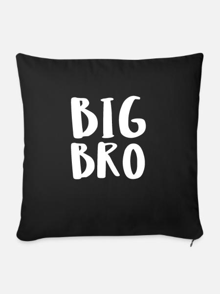 Big Bro - Sofakissenbezug 45 x 45 cm - Schwarz