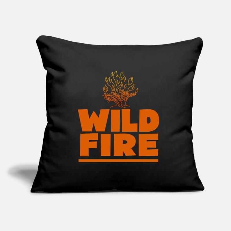 fire department wild fire - Fire brigade wild fire Sofa pillowcase 17,3'' x 17,3'' (45 x 45 cm)