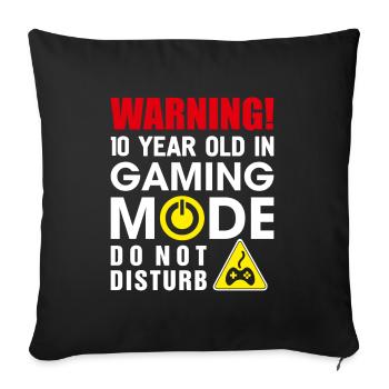 10th Birthday Gift For Boys & Girls 10 Year Old Fu - Sofakissenbezug 45 x 45 cm - Schwarz - Vorne