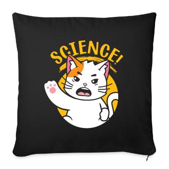 Science University Smart Mathematics T-Shirt - Sofa pillowcase 17,3'' x 17,3'' (45 x 45 cm) - black - Front