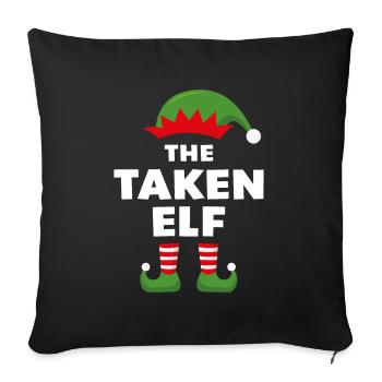 The Taken Elf - Sofa pillowcase 17,3'' x 17,3'' (45 x 45 cm) - black - Front