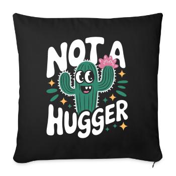 Cactus Cacti Desert Plant - Sofa pillowcase 17,3'' x 17,3'' (45 x 45 cm) - black - Front