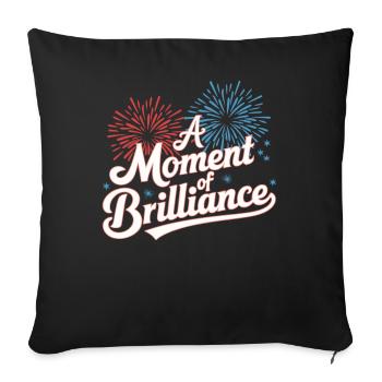 Pyrotechnie Feux d’artifice Pyrotechnie - Housse de coussin décorative 45 x 45 cm - noir - Devant