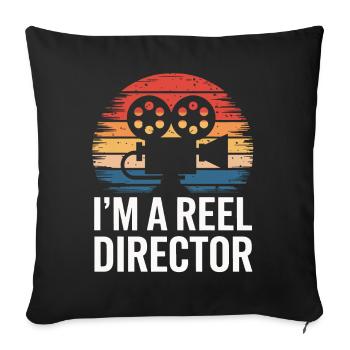 Filmmaker Film Director Cinematographer Film - Sofa pillowcase 17,3'' x 17,3'' (45 x 45 cm) - black - Front