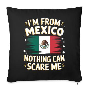 Mexico Mexico Mexican Spanish - Sofa pillowcase 17,3'' x 17,3'' (45 x 45 cm) - black - Front