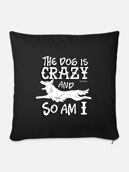 whiteshepcrazy - Sofakissenbezug 45 x 45 cm - Schwarz