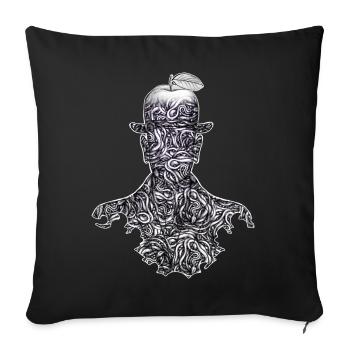 Second Son of Man - Sofa pillowcase 17,3'' x 17,3'' (45 x 45 cm) - black - Front