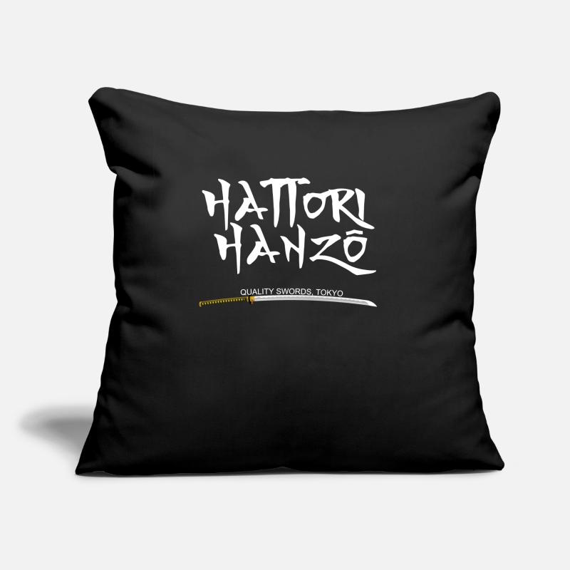 Hattori Hanzo | Samurai | Ninja | épée Housse de coussin décorative 45 x 45 cm