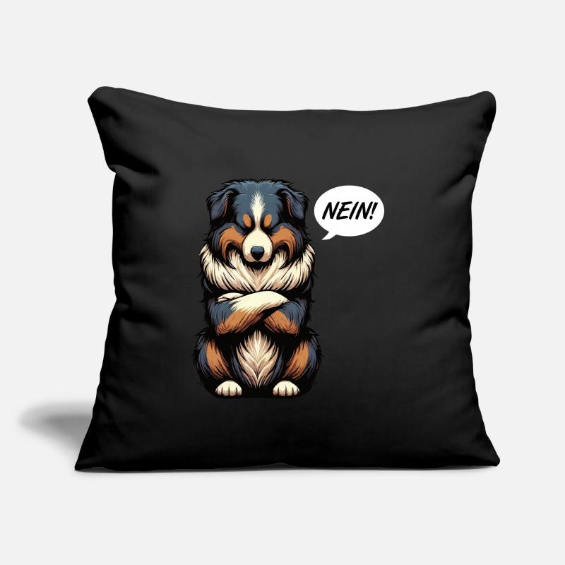 Nein Australian Shepherd Aussie Aussiebesitzer Sofakissenbezug 45 x 45 cm