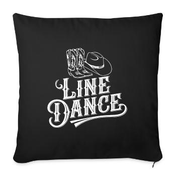 Formation de groupe de danse en ligne My Dance Sport - Housse de coussin décorative 45 x 45 cm - noir - Devant