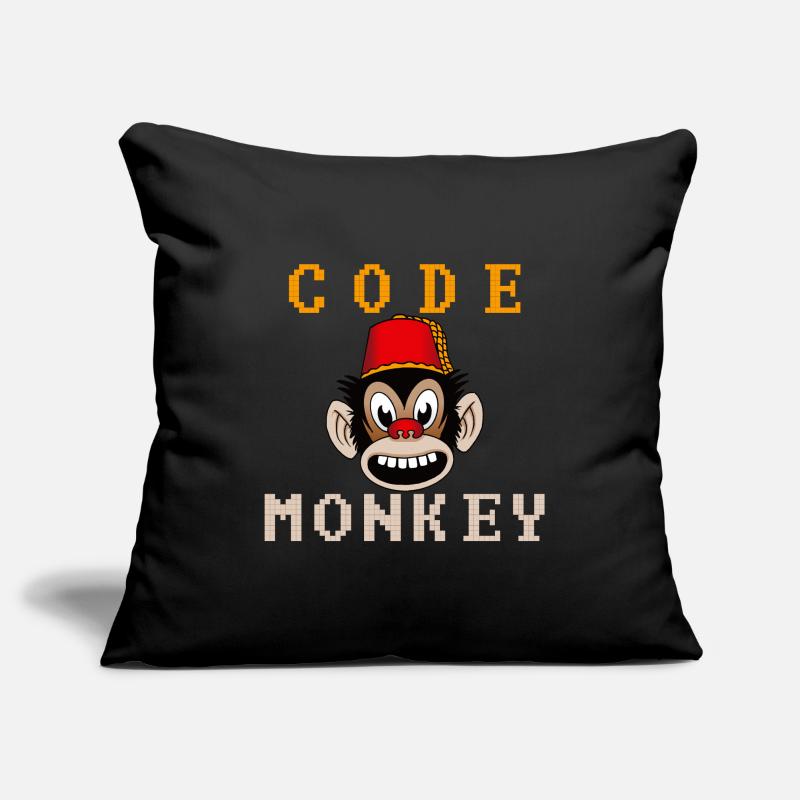 Code monkey Sofa pillowcase 17,3'' x 17,3'' (45 x 45 cm)