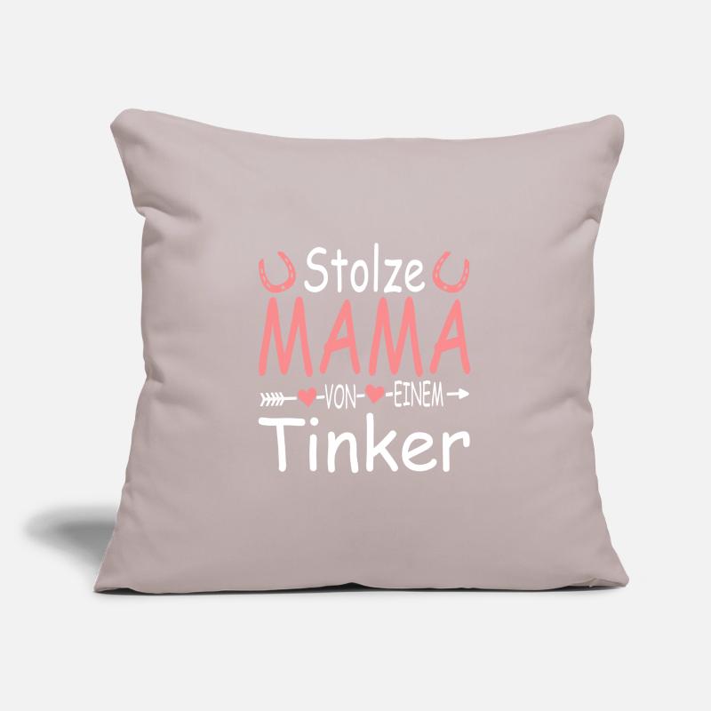 Tinker Pferd Mama Spruch Sofakissenbezug 45 x 45 cm