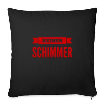 ich habe keine Ahnung - Sofakissenbezug 45 x 45 cm - Schwarz - Vorne