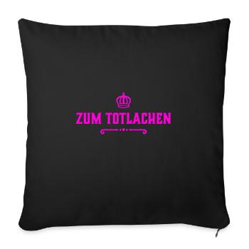 das ist komisch - Sofakissenbezug 45 x 45 cm - Schwarz - Vorne