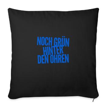 ich bin unreif - Sofakissenbezug 45 x 45 cm - Schwarz - Vorne