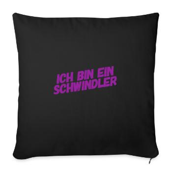die Wahrheit ist nicht so mein Ding - Sofakissenbezug 45 x 45 cm - Schwarz - Vorne