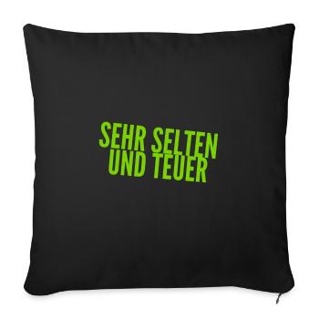 ich bin was besonderes - Sofakissenbezug 45 x 45 cm - Schwarz - Vorne